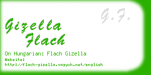 gizella flach business card